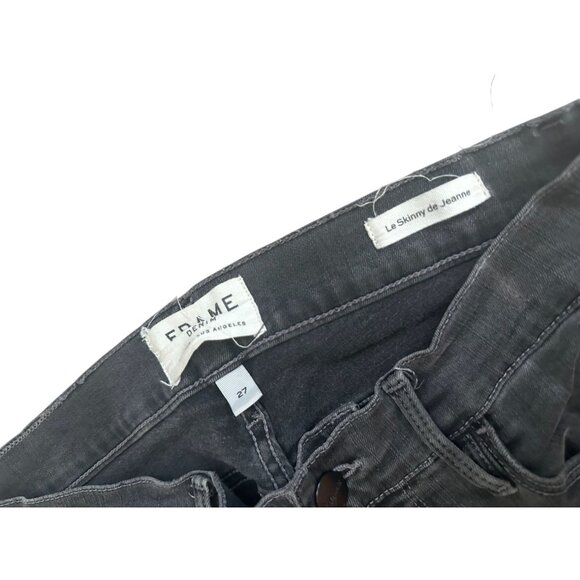 FRAME Women's Black Le Skinny de Jeanne Jeans Size 27 - Picture 6 of 7